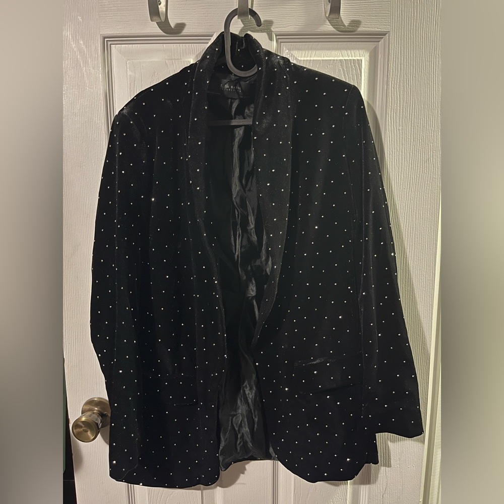 Zara Women’s Black Studded Blazer - Size Small